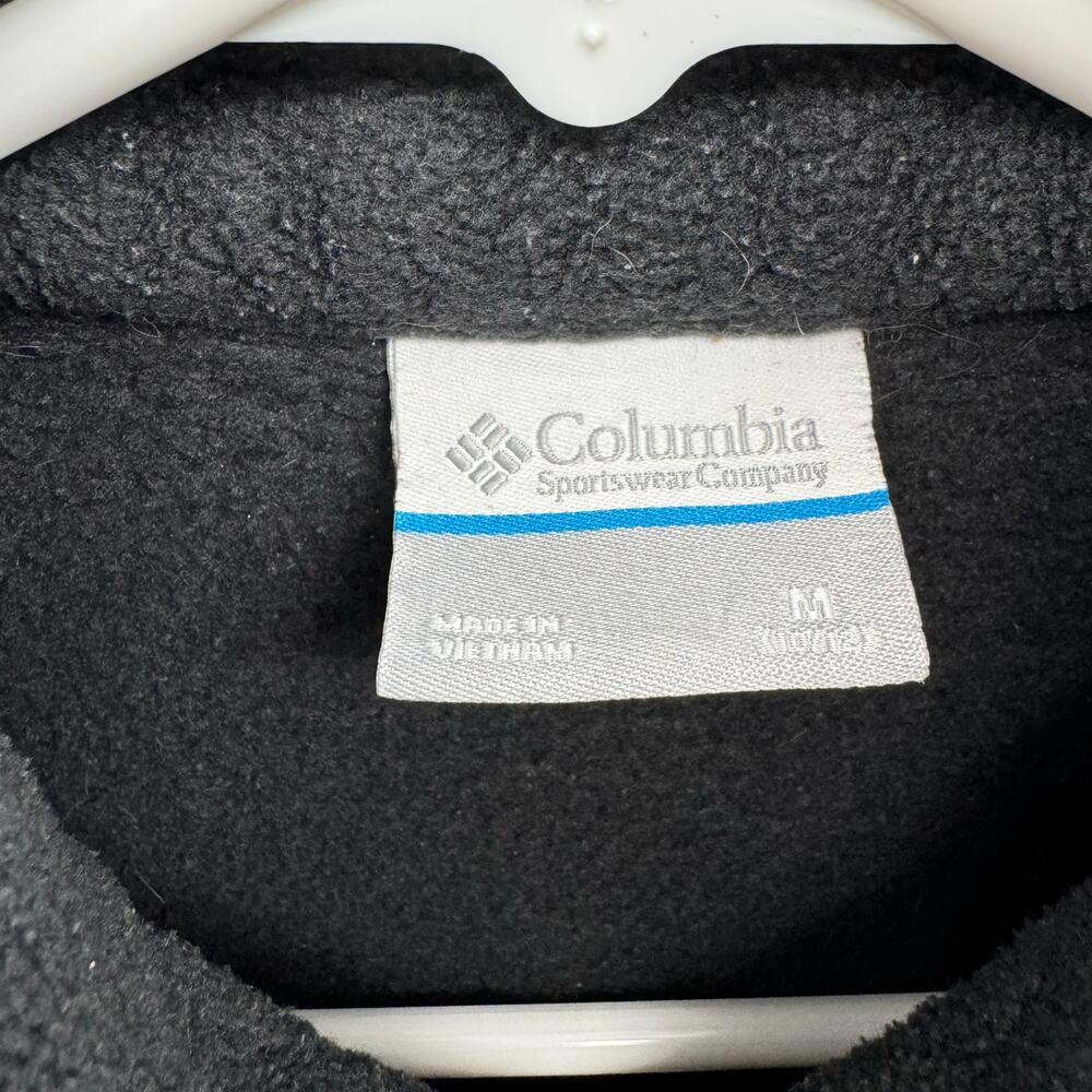 Columbia Black Steens Mountain Fleece Jacket Kids Youth Medium (10/12) Full Zip - Picture 10 of 11
